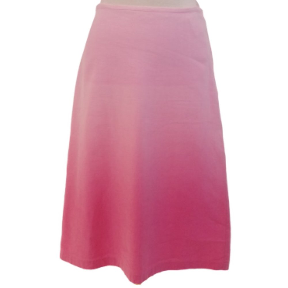 H&M Gradient Dyed Linen Blend Lined  Skirt- Sz. 6